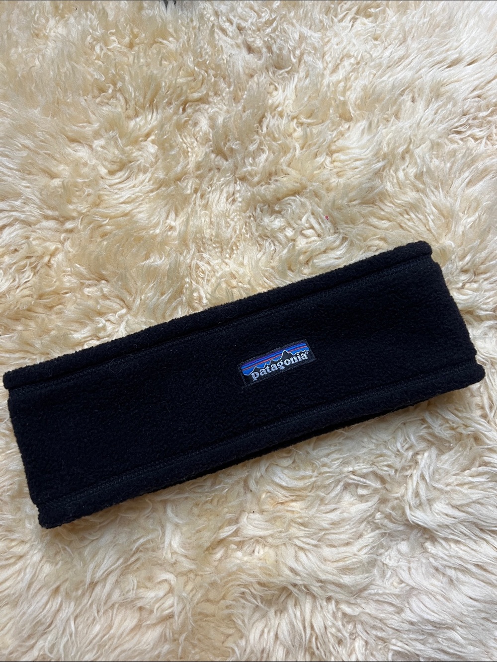 Patagonia  Black Fleece Ear Warmer Headband - Vintage